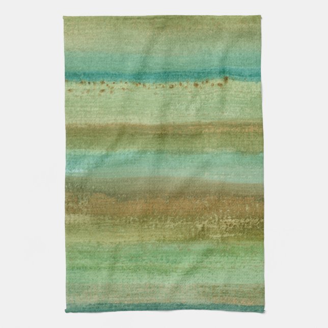 Fields in Spring I Tea Towel (Vertical)