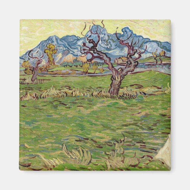 Fields near the Alpilles Vincent van Gogh  Magnet (Front)