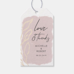 Fields of Dreams Blush   Wedding Favour Gift Tag