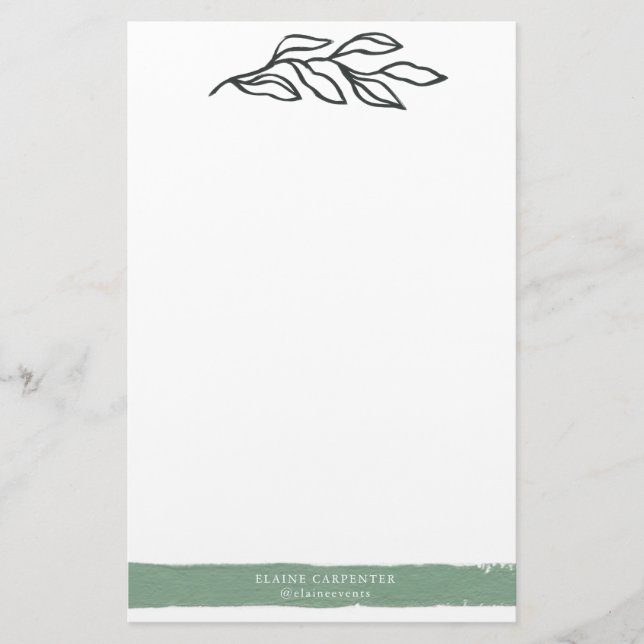 Fields of Dreams | Personalised Stationery Paper (Front)