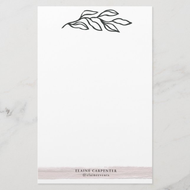 Fields of Dreams | Personalised Stationery Paper (Front)