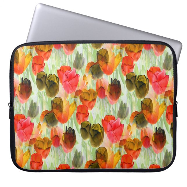 Fields of Flowers Forever... Laptop Sleeve (Front)
