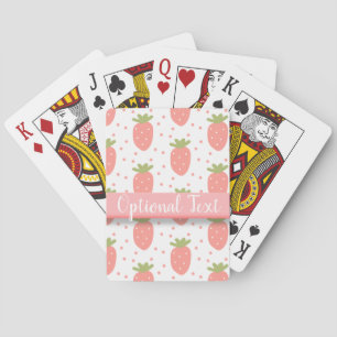 Fields of Strawberries Playing Cards