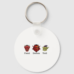Fiend Demon Troll Subtle Anti Trump 1 Key Ring