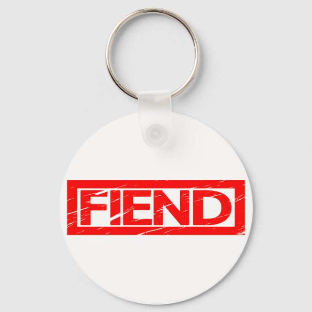 Fiend Stamp Key Ring (Front)