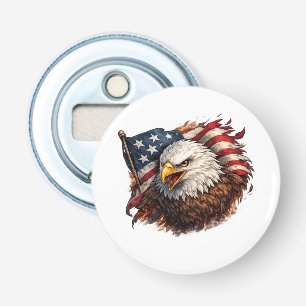 Fierce American Eagle – Patriotic Power Design Bottle Opener