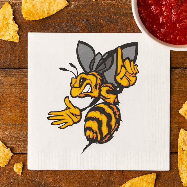 Fierce Bee Paper Napkins (Creator Uploaded)