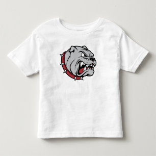 Fierce Bulldog Mascot   Cool Sports Baby Design  Toddler T-Shirt