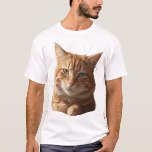 Fierce Cat Face T-Shirt – Bold & Playful