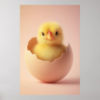 Fierce Chick in Eggshell