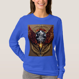 Fierce Crystal Eagle Icon. T-Shirt
