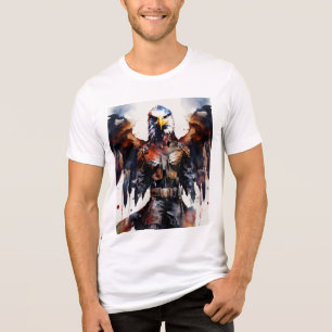 Fierce Crystal Eagle T-Shirt Tri-Blend Shirt