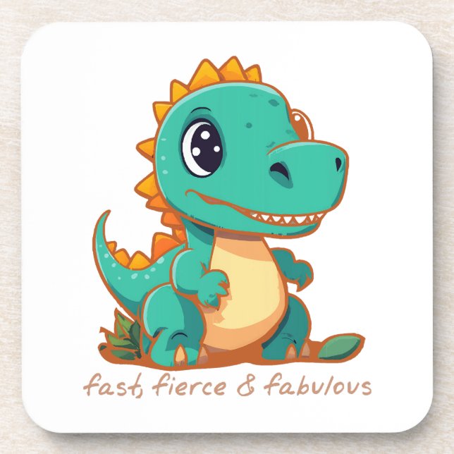 Fierce Dinosaurs Coaster (Front)