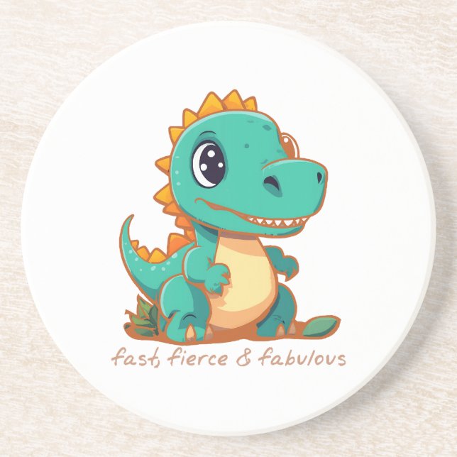 Fierce Dinosaurs Coaster (Front)