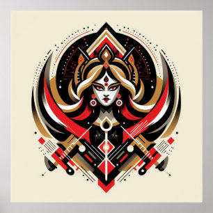 Fierce & Divine – Goddess Durga’s Power Fraoula Poster
