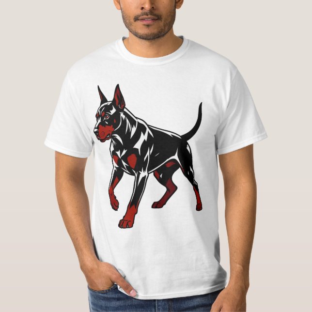 Fierce Doberman Guard Dog T-Shirt (Front)