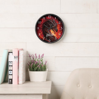 Fierce Dragon and Fire Clock