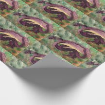 Fierce Dragon Guarding your gift! Wrapping Paper