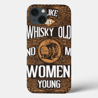 Fierce Dragon 'I Like My Whisky Old' Design' iPhone 13 Case