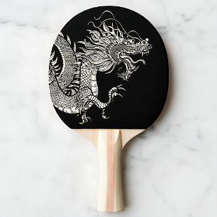 Fierce Dragon Ping Pong Paddle