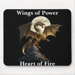 Fierce Dragon Rearing Mouse Pad