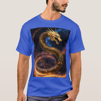 Fierce Dragon Tattoo Design: Symbol of Strength,  T-Shirt