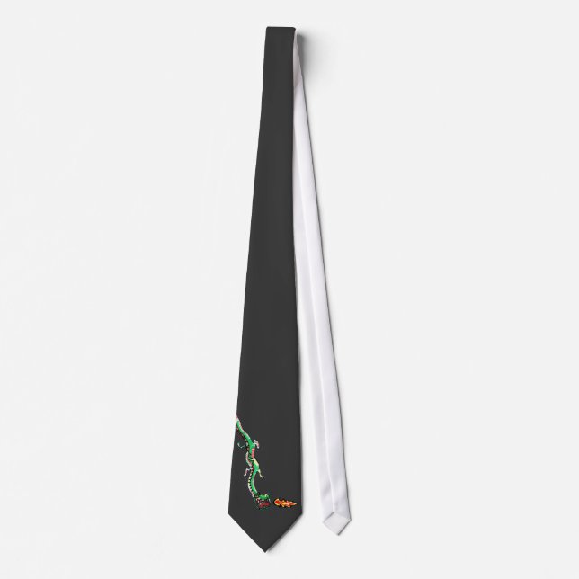 Fierce Dragon Tie (Custom Colours) (Front)