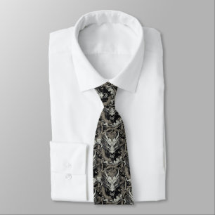 Fierce Dragons Mediaeval Chinese Tie