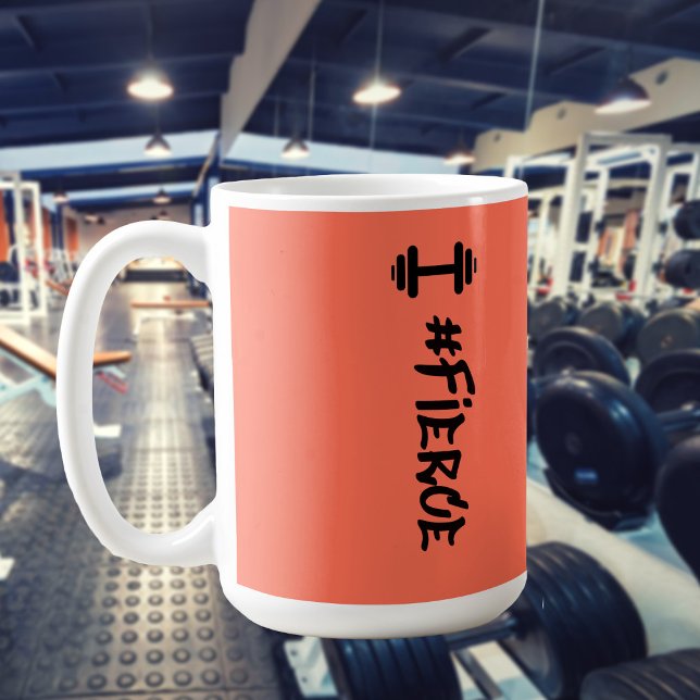 #Fierce Dumbbell Mug (Creator Uploaded)
