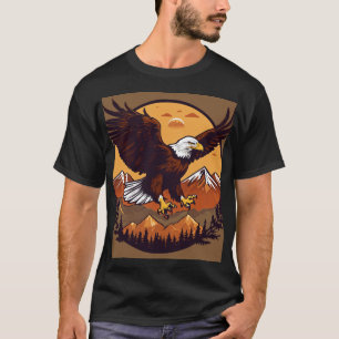  Fierce Eagle Tattoo T-Shirt - Intricately