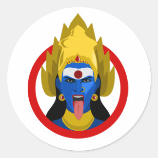 Fierce. Fearless. Divine. This Kali sticker