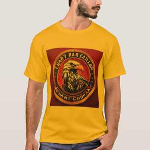 Fierce & Feminine Eagle: Bold Harley-Inspired T-Shirt