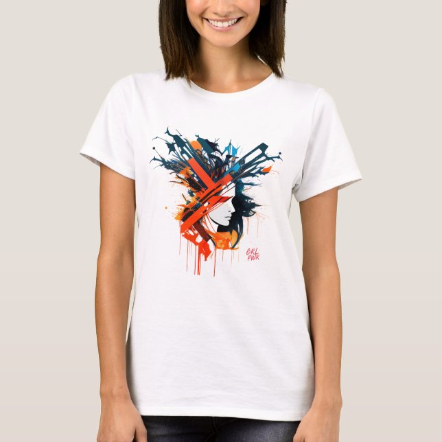 Fierce Feminine Energy: International Women's Day T-Shirt (Front)