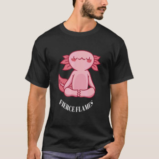 Fierce Flames Cute Funny Yoga Dragon Designs Prese T-Shirt