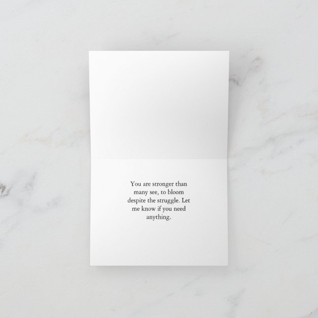 Fierce Flowers Card (Inside)