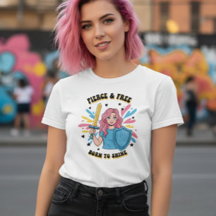 Fierce & Free Born To Shine Graphic T-Shirt