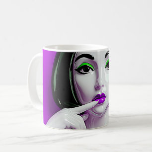 Fierce Fuchsia Muse Coffee Mug