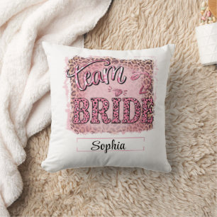 Fierce & Fun Team Bride Custom Design Cushion