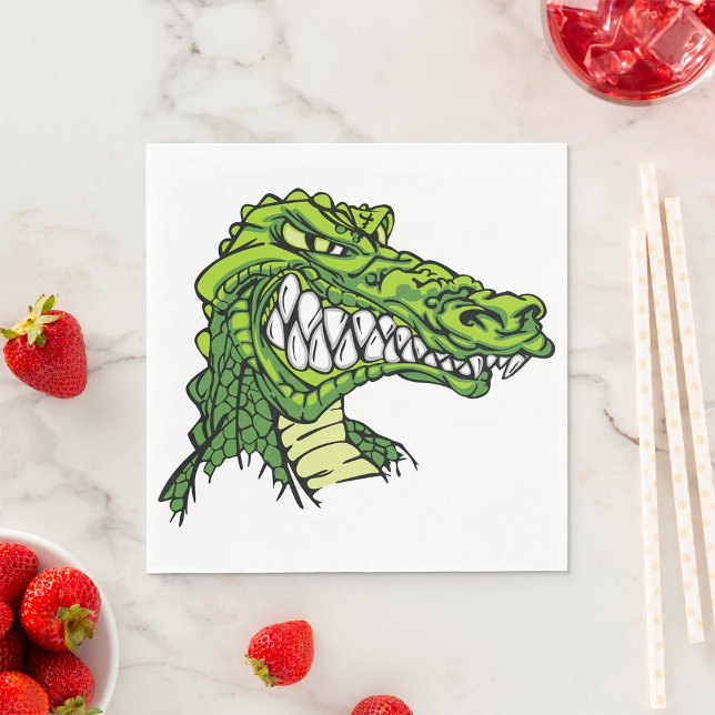 Fierce Gator Paper Napkins (Creator Uploaded)