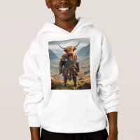 Fierce Highland Warrior: The Courageous Cow Viking