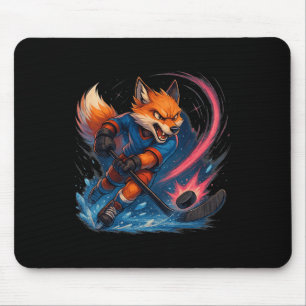 Fierce Hockey Fox Speed Attack Mouse Pad