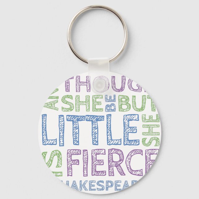 Fierce Key Ring (Front)