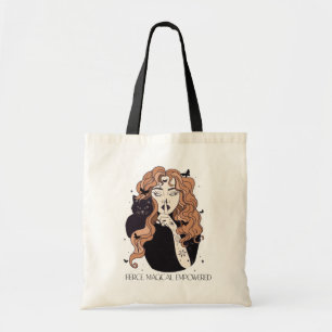 Fierce Magical Empowered Woman Witch Tote Bag
