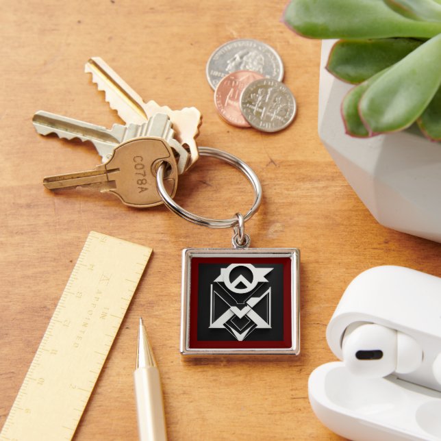 "Fierce Minimalist Logo for Streetwear Brand  Key Ring (Desk)