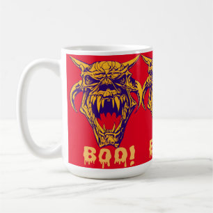 Fierce Monster BOO Halloween Scary Coffee Mug 