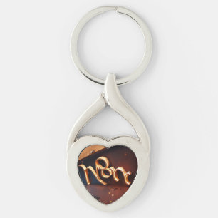 Fierce "Noor" 3D Logo Design for Key Ring