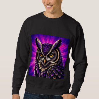 Fierce Owl Vintage Wildlife Sweatshirt