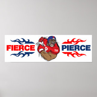 Fierce Pierce Poster