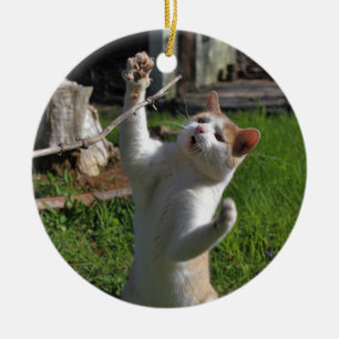 Fierce Predator Ceramic Ornament