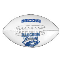 Fierce Racoon Mascot Custom American Football 